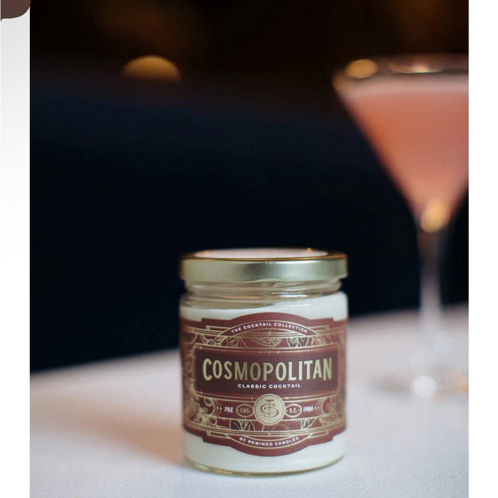 The Cocktail Collection Cosmopolitan Candle 7oz NEW - Picture 4 of 5